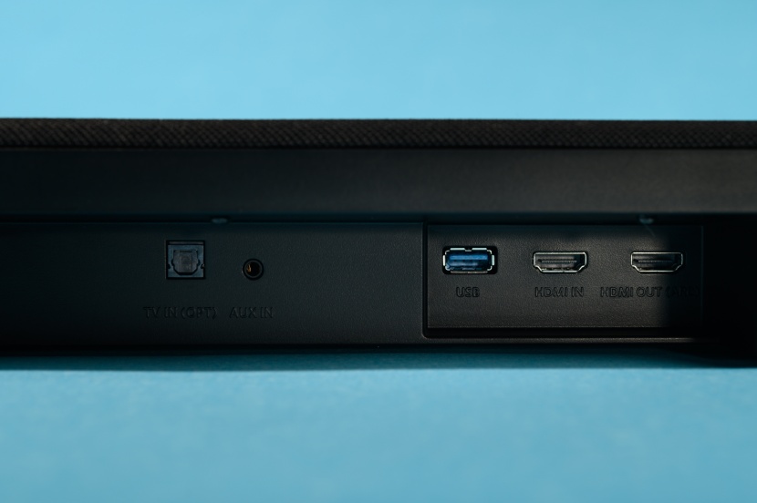 soundcore infini pro - this is one of the few soundbars we tested with 2 hdmi ports...