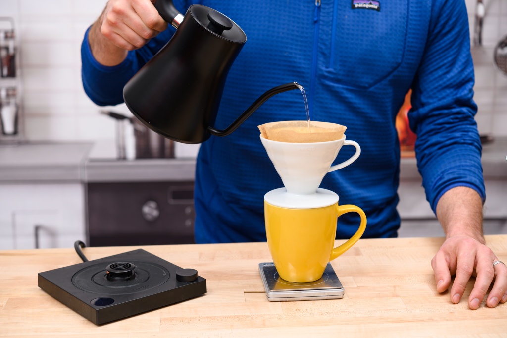 Aroma 1l Digital Gooseneck Kettle, Coffee, Tea & Espresso, Furniture &  Appliances
