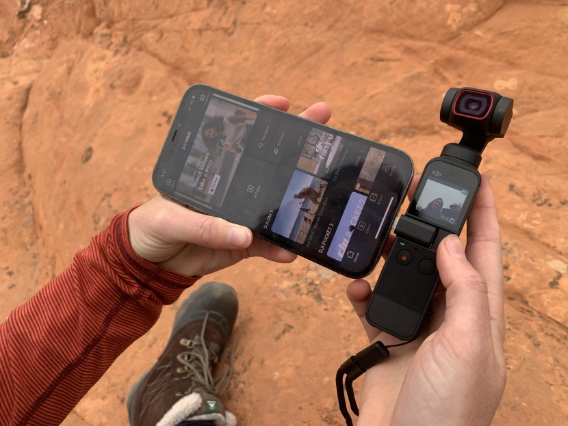 once connected to a phone, the pocket 2 settings are much easier to...