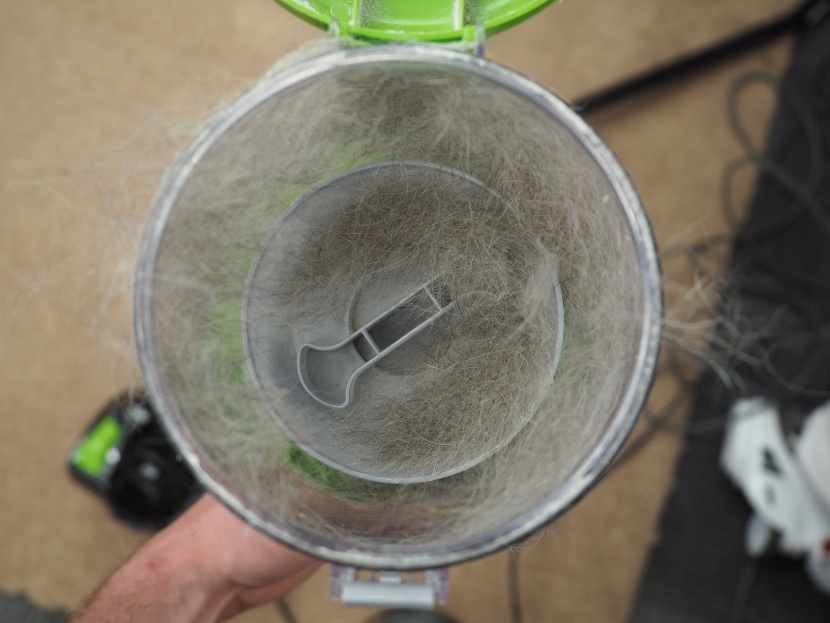 bissell zing bagless canister - the zing definitely isn't our first choice for cleaning up pet hair...