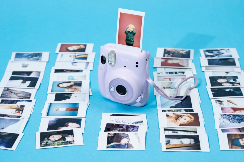 instant camera - the instax mini 11 is ideal for shooting indoors with friends.