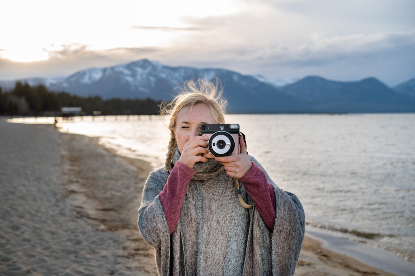 instant camera - the emotional connection to a photo taken in the moment, during a...