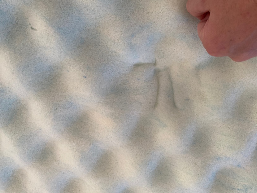 mattress topper - the zinus swirl is the most rigid and compression-resistant topper...