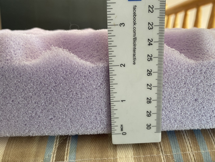we measured each topper to compare to the manufacturer's claims.