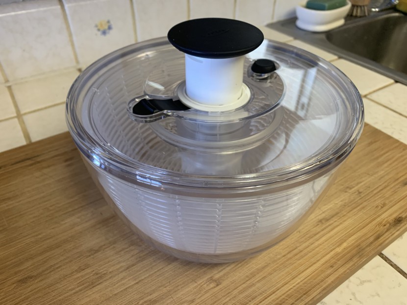 salad spinner - the oxo god grips little salad and herb spinner 4.0 has great...