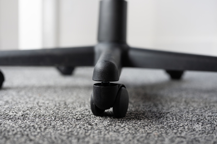 amazon basics padded swivel - the wheels are flimsy and there are reports of them breaking during...