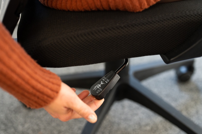 furmax office mesh - this chair only allows you to lock the back tilt in the fully...