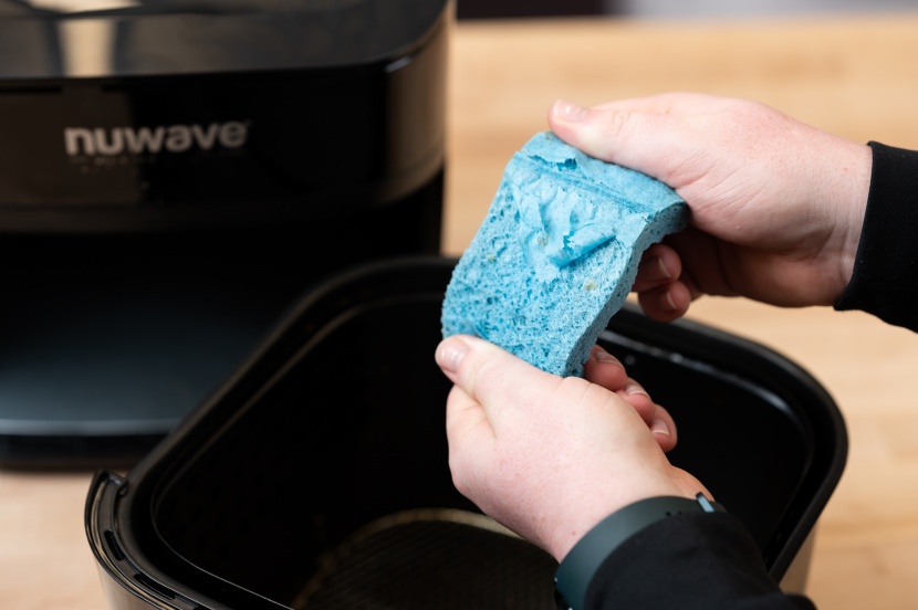 nuwave brio - we ripped a few sponges trying to clean the brio.