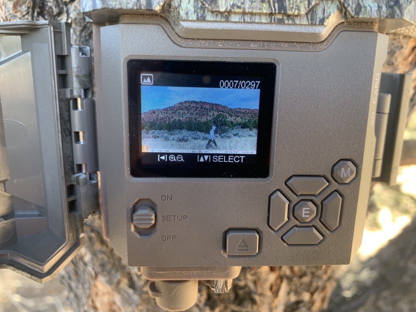 the core ds has the capability to zoom in on photos while reviewing...