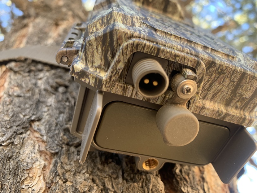 the bushnell core ds has a power port specifically designed for...