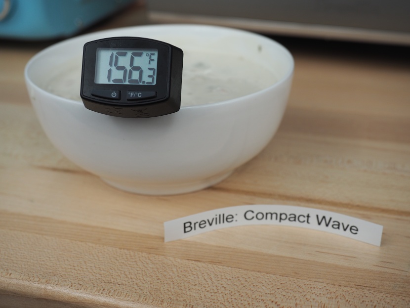 breville the compact wave - we did find the soup warm enough to serve.