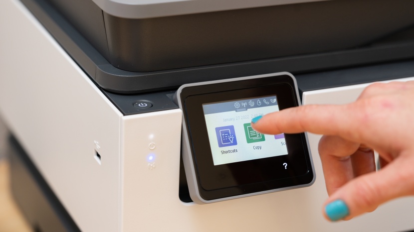 hp officejet pro 9015e - though it looks great, the touch display only performs ok. it...