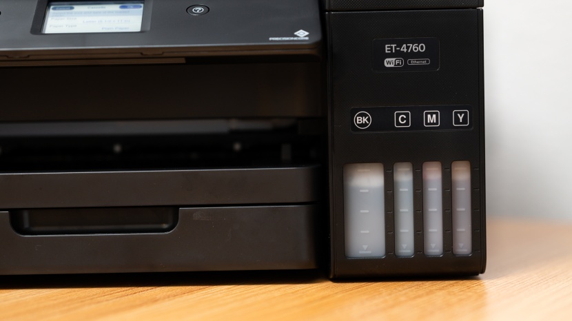 epson ecotank et-4760 - these are the refillable ink tanks that make the et-4760 so unique...