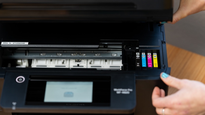 home printer - ink cartridge replacement is quick and easy and epson's ink produces...