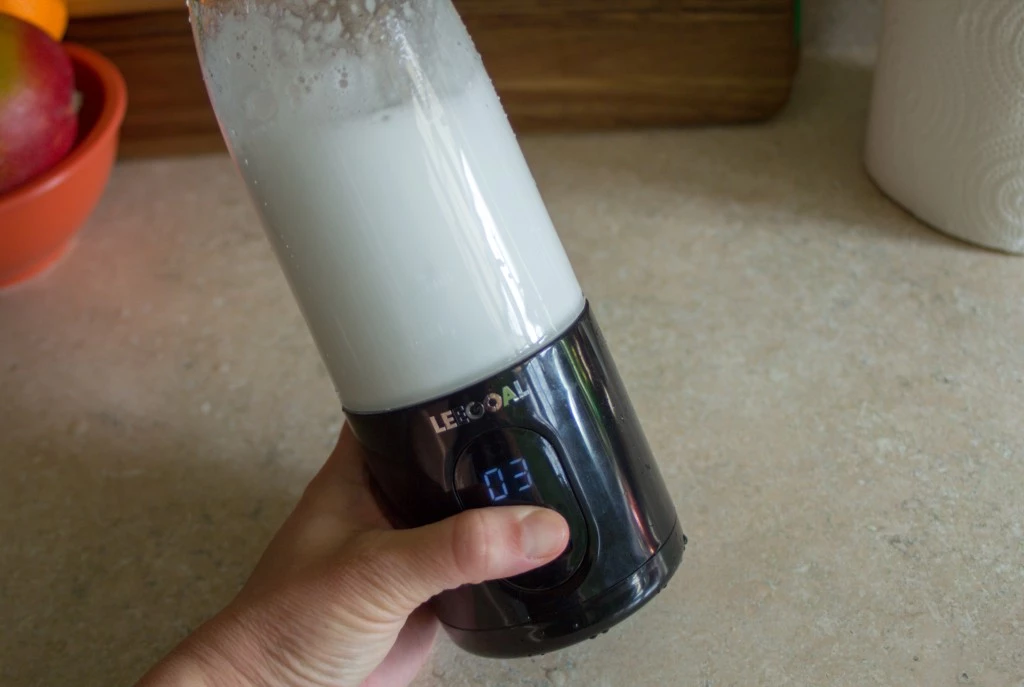 portable blender - most of the cleaning is as simple as running the blender with soap...