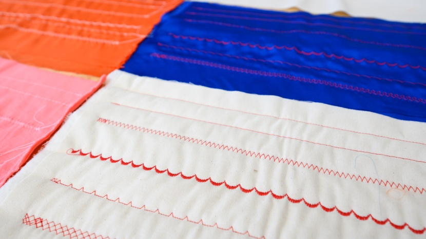 singer 9960 quantum stylist - beautiful, smooth scallop stitching. as long as we didn&#039;t try to do...