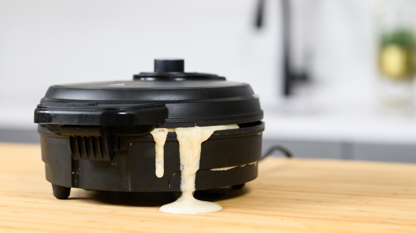 waffle maker - overflowing batter is the source of many kitchen-induced headaches...