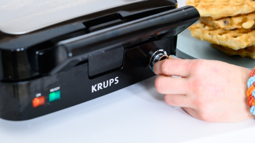 waffle maker - some cooking level controls are much more effective than others...