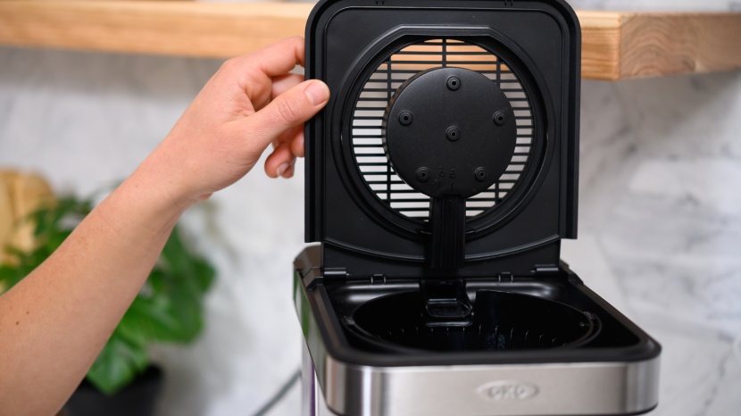 oxo brew 8-cup - pre-infusion involves slowly soaking coffee grounds with water at a...