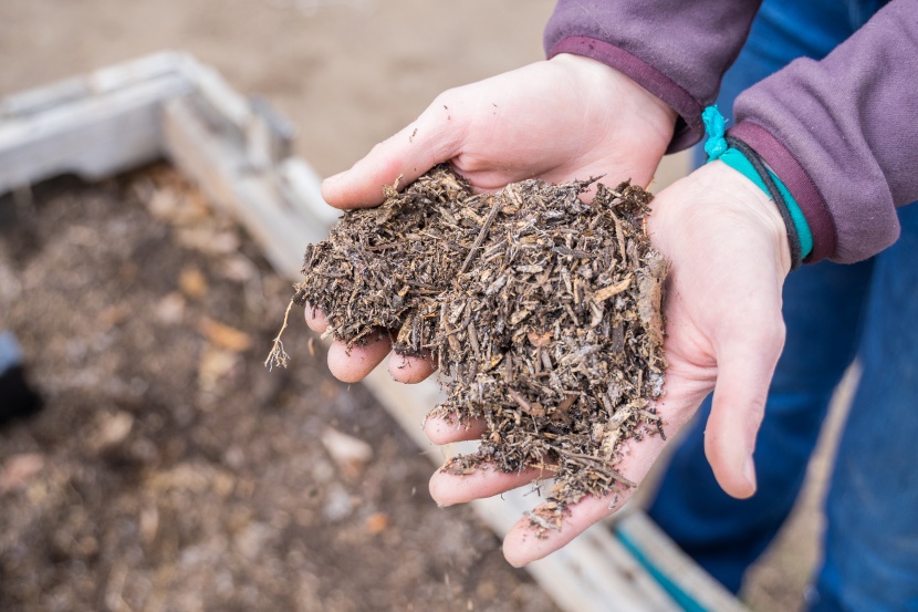 compost bin - when your compost is complete, you won&#039;t recognize all the leftover...