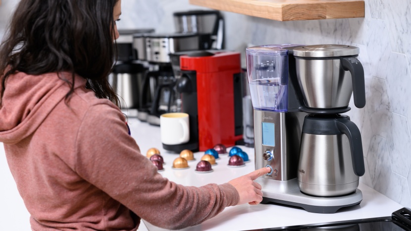 breville precision brewer - the automatic brewing feature makes it simple to wake up to...