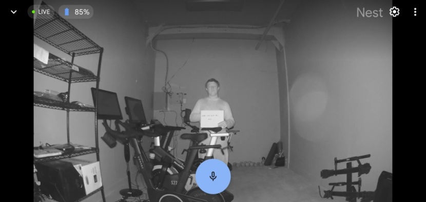 security camera - a good night vision camera has clearly defined faces and letters as...