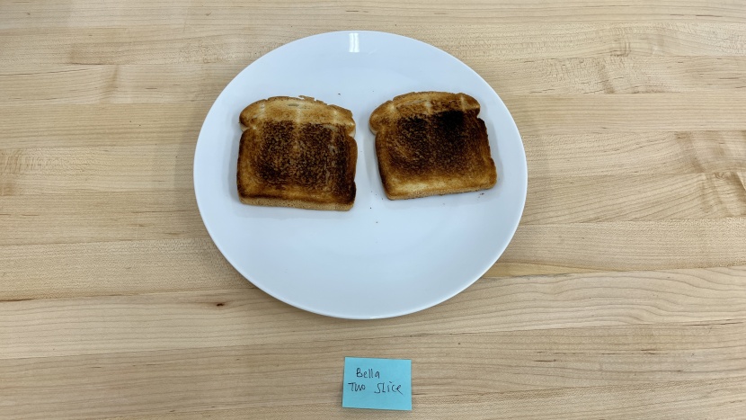 bella 2 slice - bella 2 slice bread toasting: high mode.