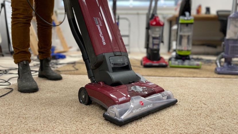 hoover windtunnel max - the max did well when it came to pet hair, but not the best.