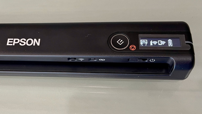 epson workforce es-60w - this model is straightforward, and leds indicate connectivity and...