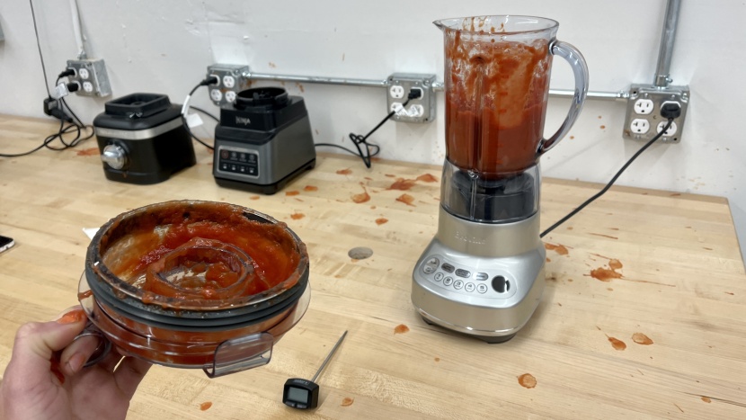 breville fresh &amp; furious - here we made quite the mess trying to pry the lid off after making...