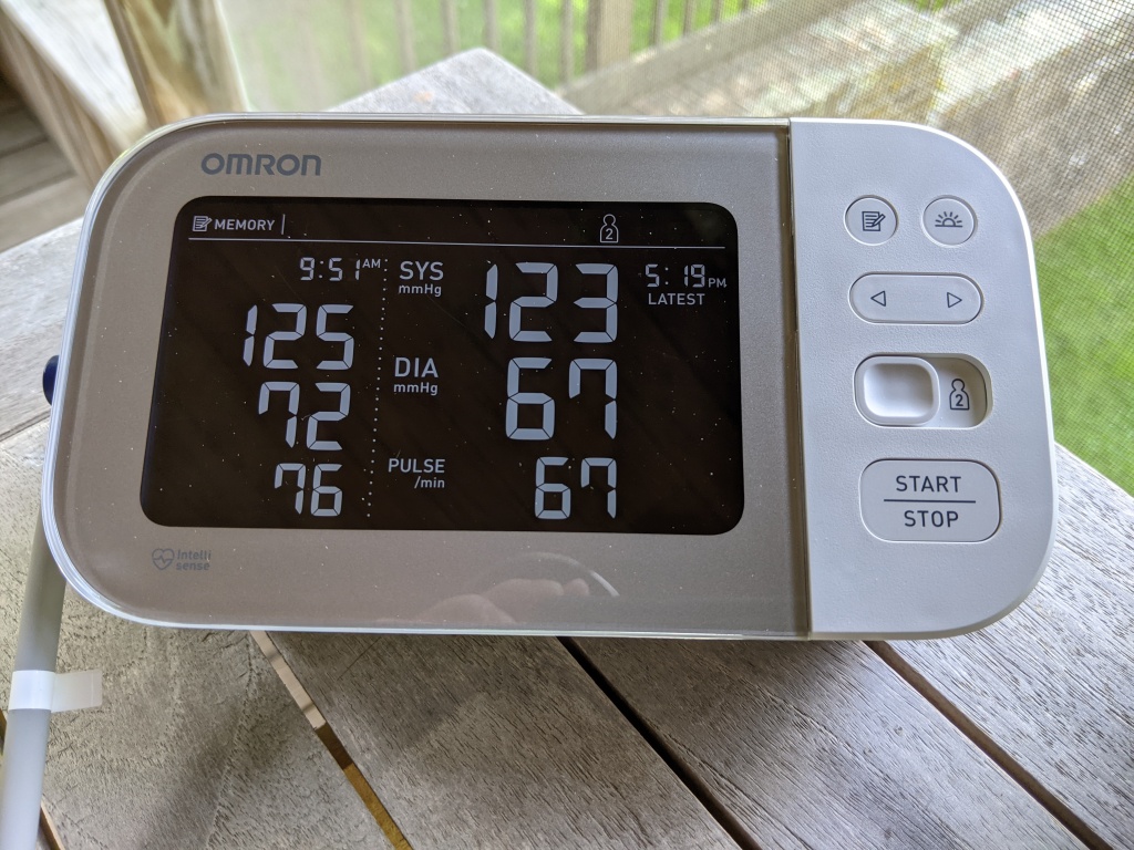  OMRON Platinum Blood Pressure Monitor, Upper Arm Cuff
