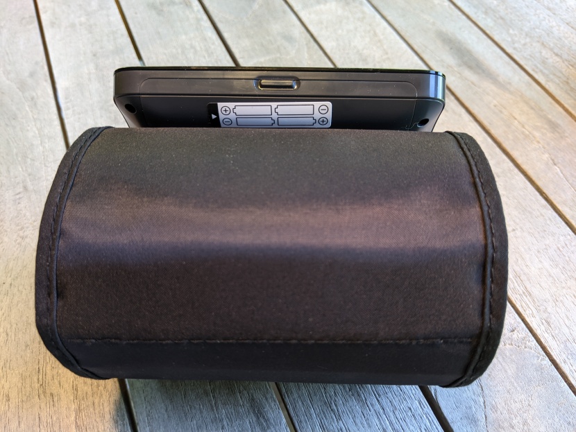 omron evolv wireless - four aaa batteries keep the evolv running smoothly.