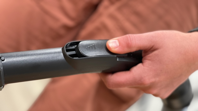 miele complete c3 calima powerline - the miele complete c3 comes with a suction adjustment slider.