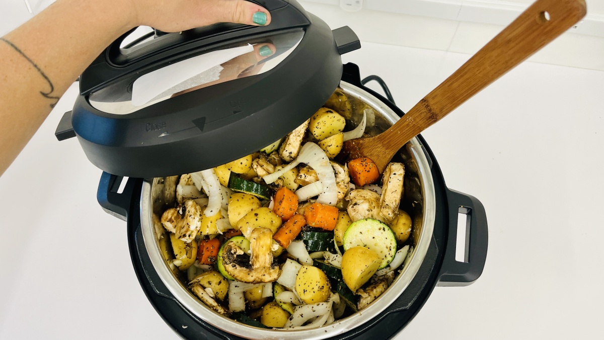 Instant Pot Duo Review (The insulated handles and locking lid are just two of the many safety features on the feature-rich Instant Pot.)