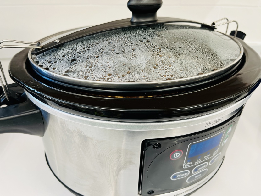 hamilton beach 6-quart set &amp; forget - the latched lid made transporting meals easy, though this cooker is...