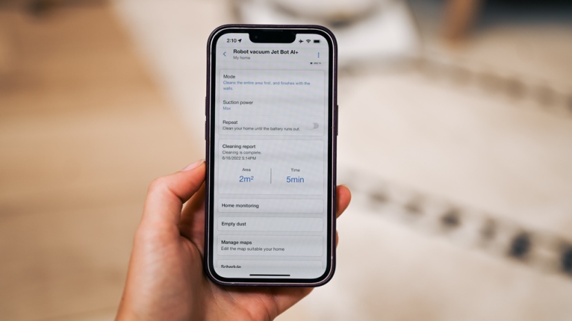 samsung jet bot ai+ - a cleaning history and notifications are part of what make this...