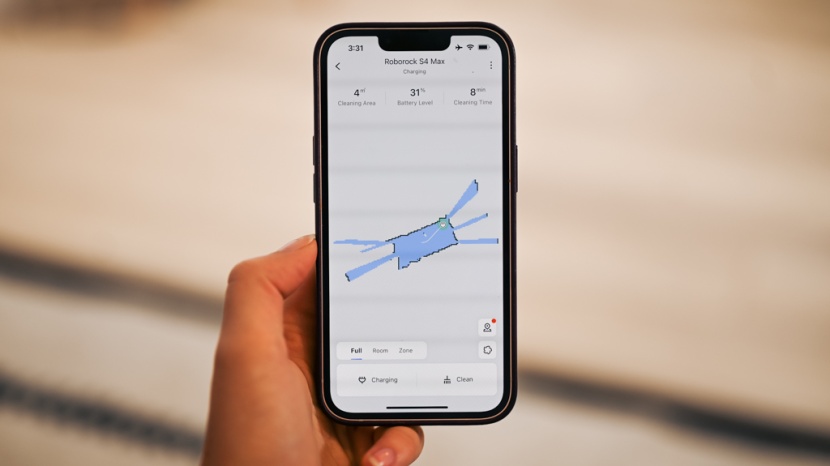 roborock s4 max - easily set up virtual barriers and no-go-zones in the app.