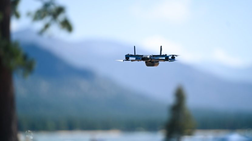 skydio 2+ - once activated, the skydio 2+&#039;s return function brings it back to...