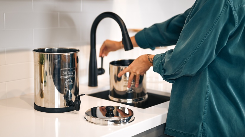 travel berkey - this model is very straightforward to operate.