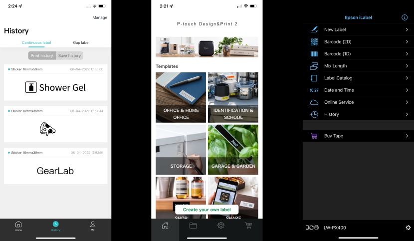 label maker - the various smartphone apps have drastic variations in their...