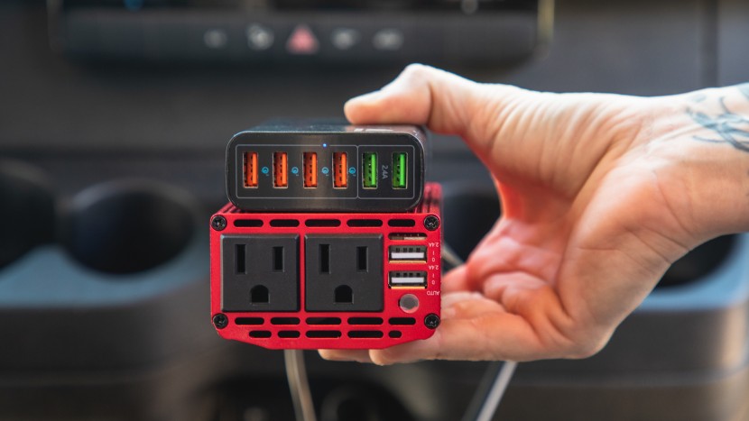 car charger - the ai aikenuo is slim for a six-port charger, though we&#039;re still...