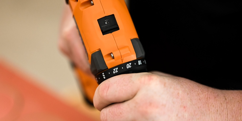 ridgid r86001 - be sure to dial the settings all the way up if you&#039;re drilling holes.