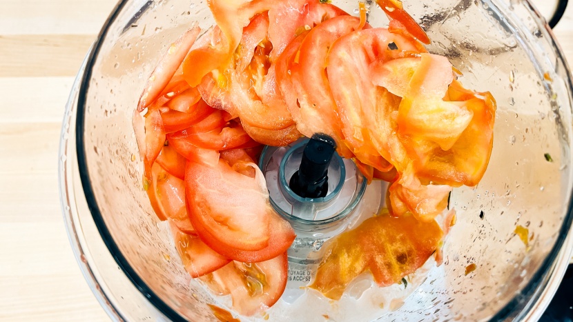 magimix compact 3200 xl - the magimix churned out thin tomato slices with ease, though small...