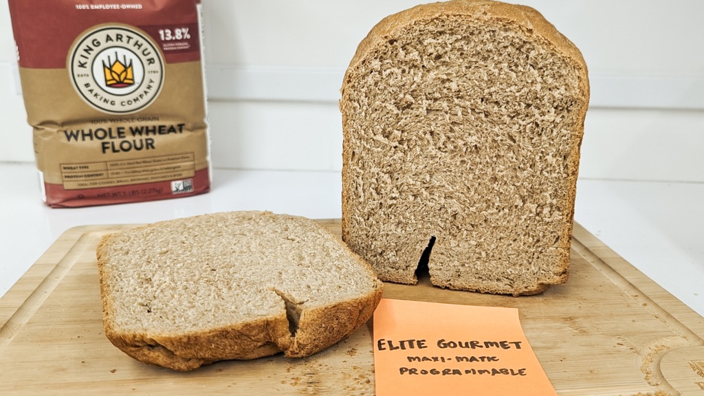 Elite Gourmet EBM-8103B Maxi-Matic Automatic Digital Programmable Bread  Maker, 3 Loaf Sizes, 19 Menu Functions, Bake Fresh Bread, Black 74.99 -  Quarter Price