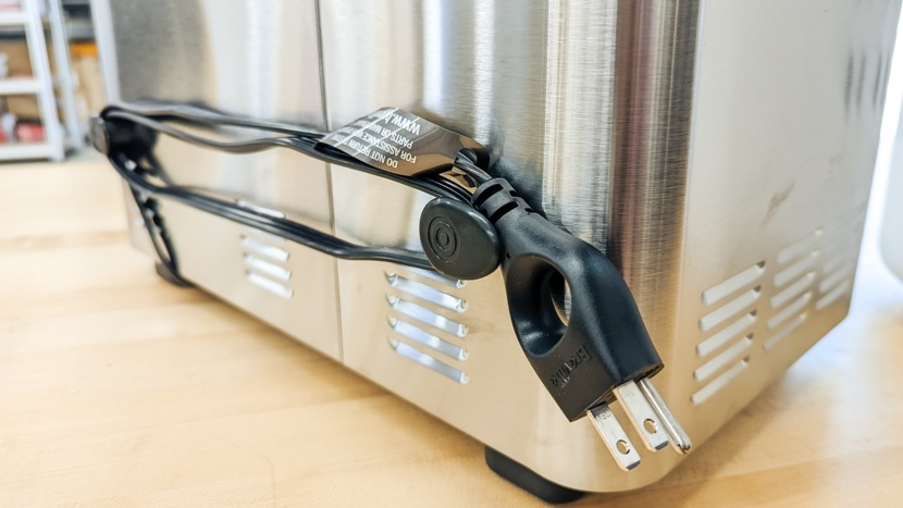 breville the custom loaf - the breville offers a nifty cord wrap to keep things tidy.