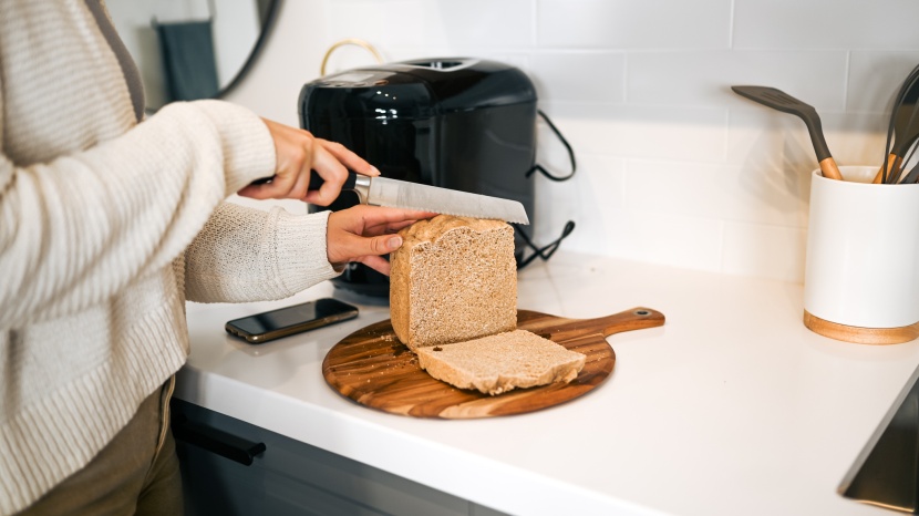 bread machine - the maxi-matic makes one of our favorite wheat breads.