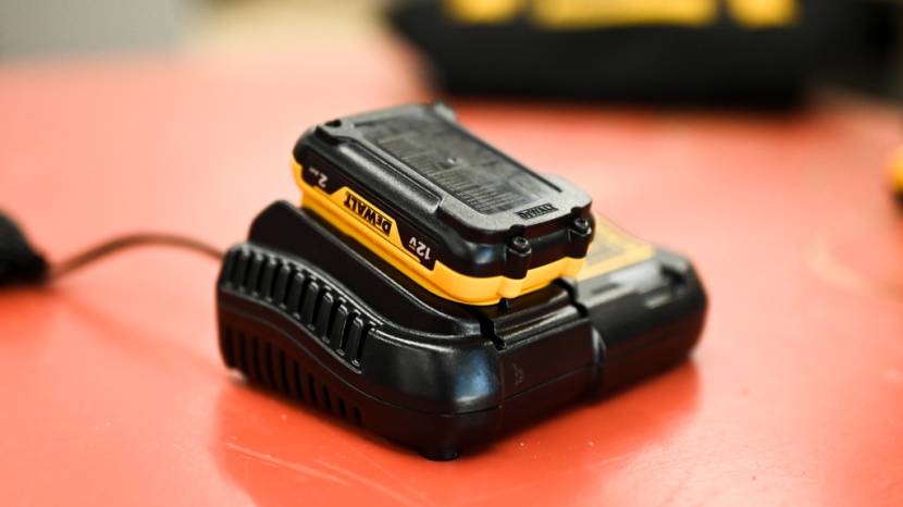 the 12v max battery is super compact.