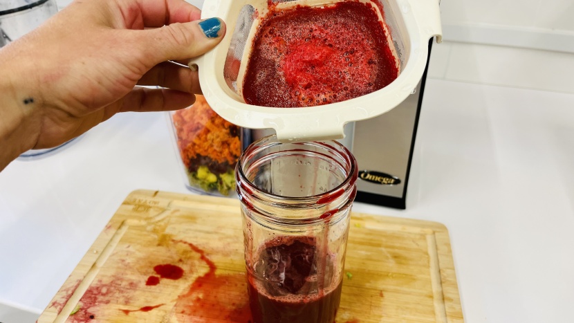 omega vsj843qs vertical square - we observed lingering flavors from one recipe to the next despite...