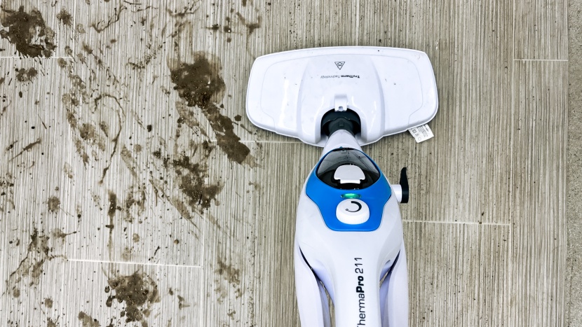 pursteam 10-in-1 - when plowing through tough messes such as mud, the head of the...