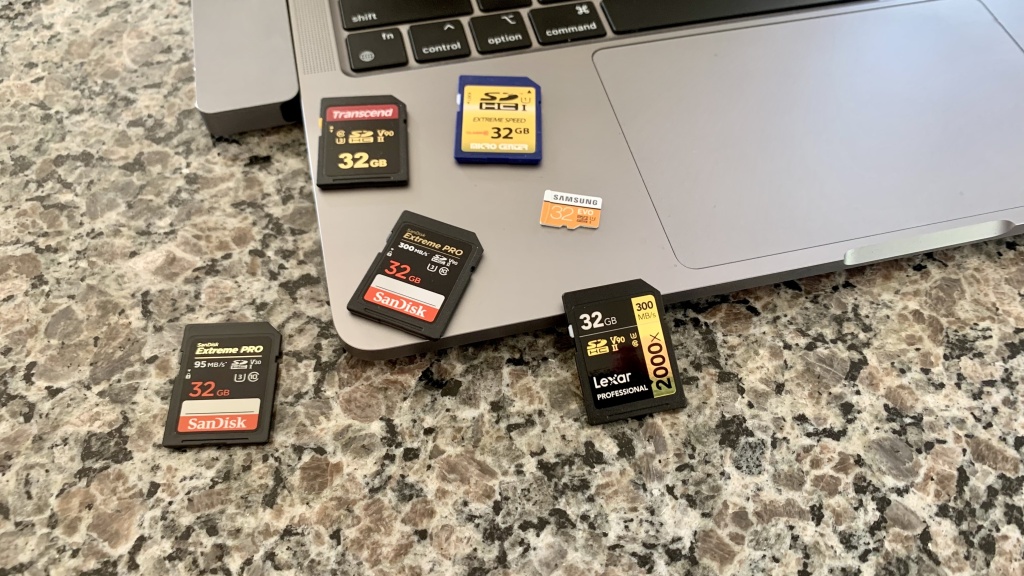 Fast SDXC UHSII memory cards write 245MB/S lifetime warranty